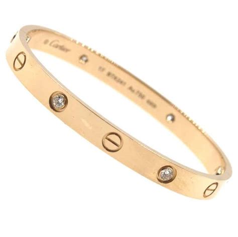 cartier love bracelet size 17 - cartier love bracelet 17 750.